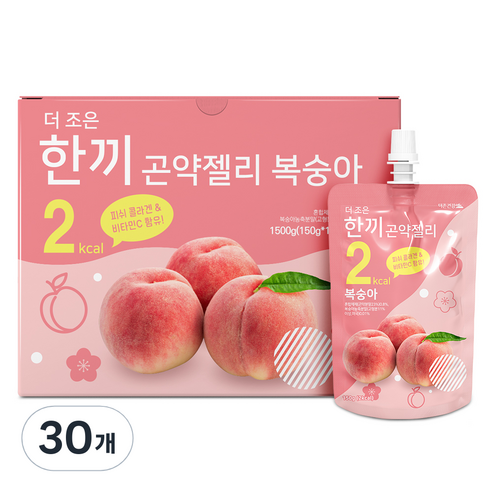더존건강 더조은 한끼 곤약젤리 복숭아, 150ml, 300개