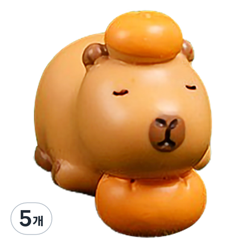 정월마켓 인테리어 미니어처 동물 피규어 타입 1, 5개