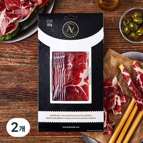 AlmAmigos 하몽 데 세보 이베리코, 80g, 2개