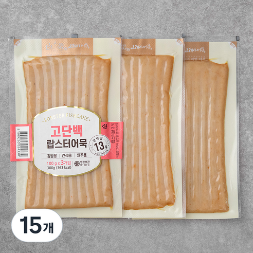 고래사어묵 김밥용 랍스터 어묵, 100g, 15개