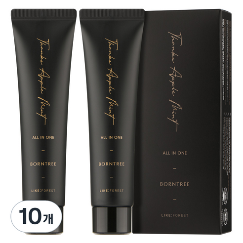 본트리 라이크 포레스트 땡스 애플민트 남성 올인원, 10개, 65ml