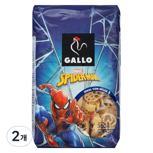 갈로 마블 스파이더맨 파스타, 300g, 2개