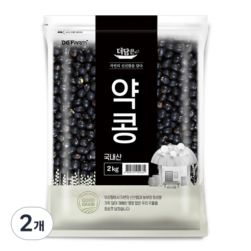 더담은 국산 약콩, 2kg, 2개