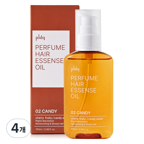 피엘디크 퍼퓸 헤어 에센스 오일 캔디, 100ml, 4개