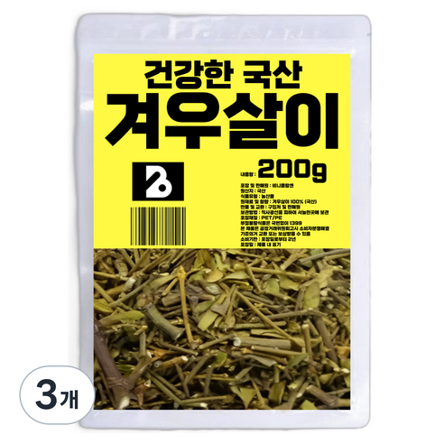 비니플랑센 건강한 국산 겨우살이, 200g, 3개