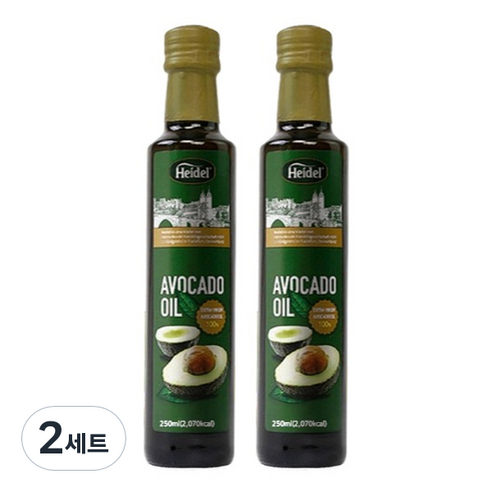 하이델 아보카도오일 250ml x 2p 선물세트, 2세트