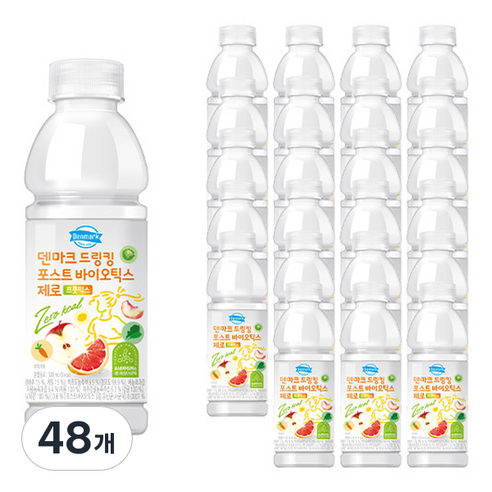 덴마크 드링킹 포스트바이오틱스 제로 프룻믹스, 48개, 500ml