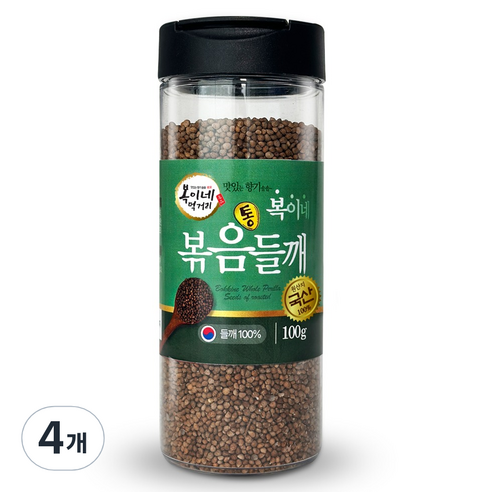 복이네먹거리 국산 볶음 통들깨, 100g, 4개