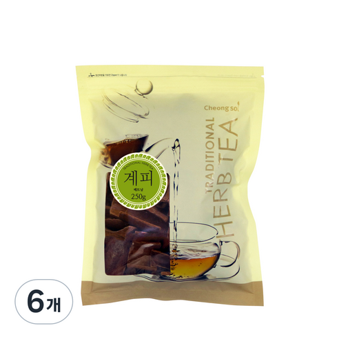 청솔 계피, 250g, 6개
