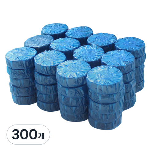 가쯔 프리미엄 대용량 욕실 청소 변기 세정제, 50g, 300개