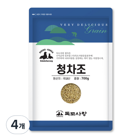 독도사랑 청차조, 700g, 4개