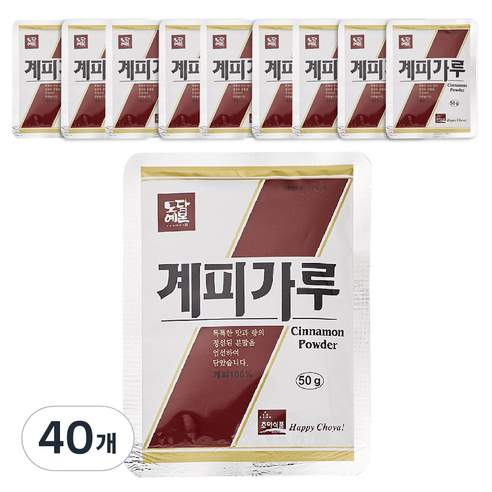 초야식품 계피가루, 50g, 40개