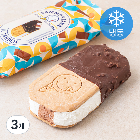 사몬타나 텐덤 아이스크림 (냉동), 3개, 100g