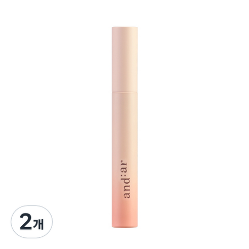 앤디얼 무드 메이크 마스카라 볼륨 앤 컬 7g, 01 애쉬블랙, 2개
