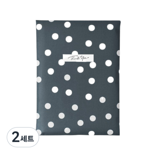 기프트백 20p + 스티커 20p 세트, 빈티지도트, 2세트