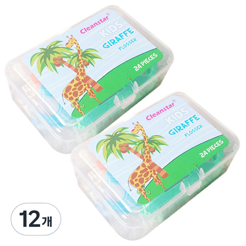 리코무역 애니멀 치실, 24개입, 12개