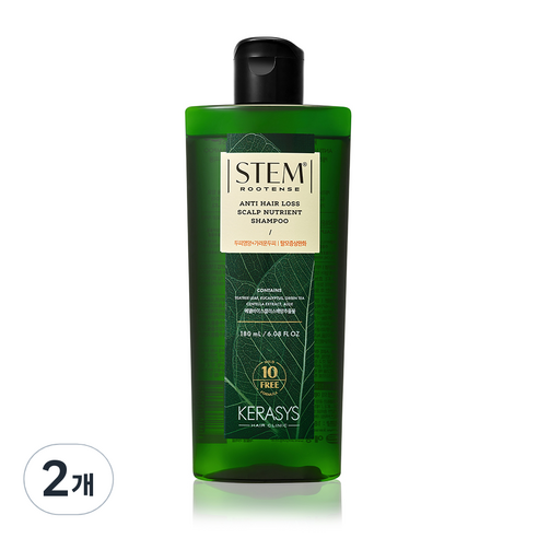 케라시스 스템루텐스 두피영양샴푸 탈모케어, 2개, 180ml