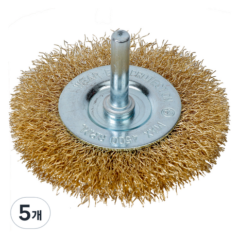 워크프로 평브러쉬 드릴용 75mm WP407009, 5개