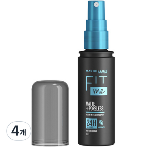 메이블린 핏 미 매트 포어리스 메이크업 세팅 스프레이, 60ml, 4개