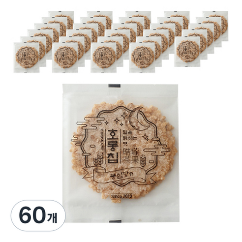 풍심당 현미 + 귀리 + 곤약 누룽지 호롱칩 3p, 15g, 60개