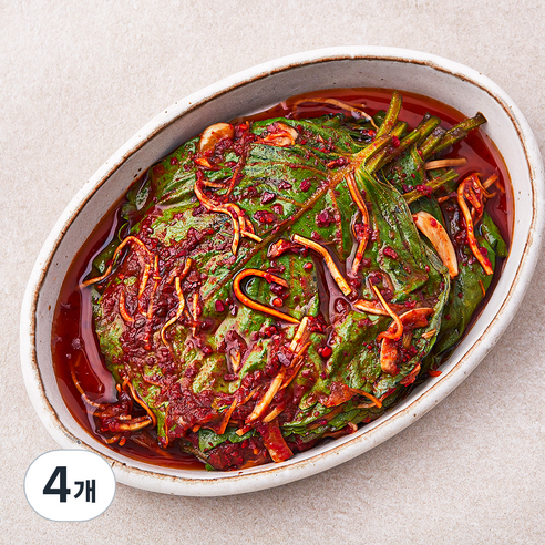 정미경키친 생깻잎무침, 150g, 4개