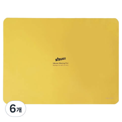 지저쓰 왁싱재료 실리콘매트 110g, 6개
