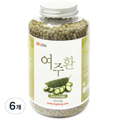 갑당약초 여주환, 6개, 400g