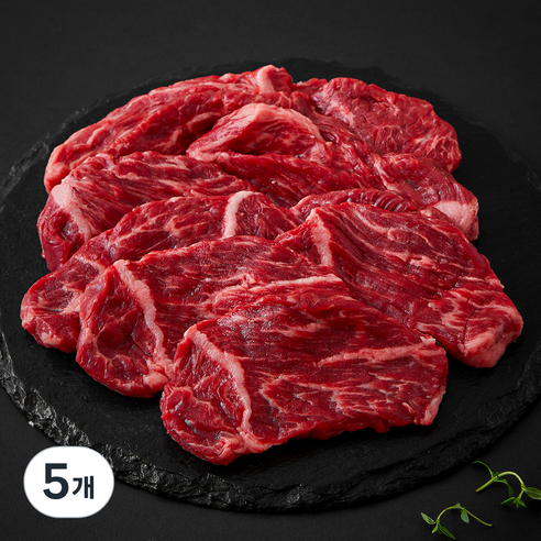 CAB인증 미국산 앵거스 토시살 구이용 (냉장), 5개, 300g