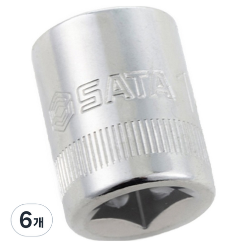 사타 육각 소켓 9mm 12304, 6개