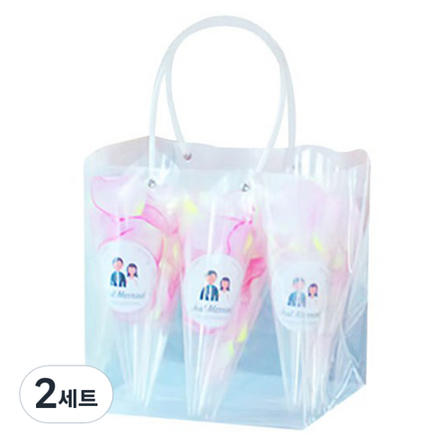 웨딩 플라워샤워 6p, 라벤더, 2세트