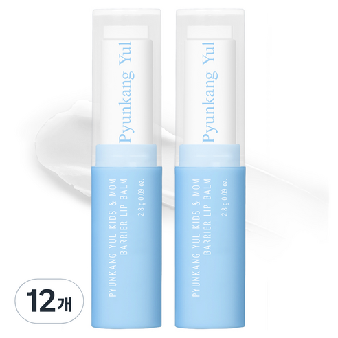 편강율 키즈앤맘 배리어 립밤 2.8g, 무향, 12개