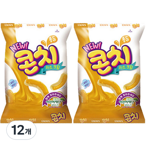콘치 치즈크림, 110g, 12개