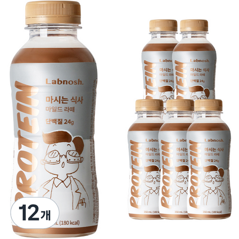 랩노쉬 마시는 식사 마일드 라떼, 350ml, 12개