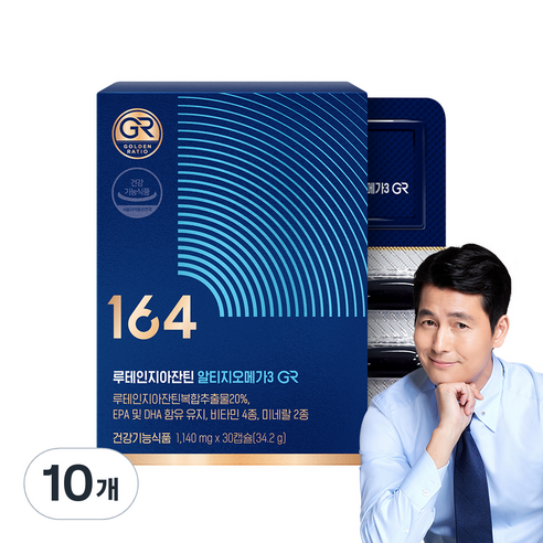 뉴트리원 164 루테인지아잔틴 알티지오메가3 GR, 10개, 30정