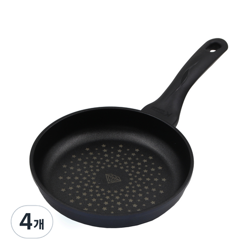 키친웰 셰프요리 다이아몬드 프라이팬, 20cm 프라이팬, 4개