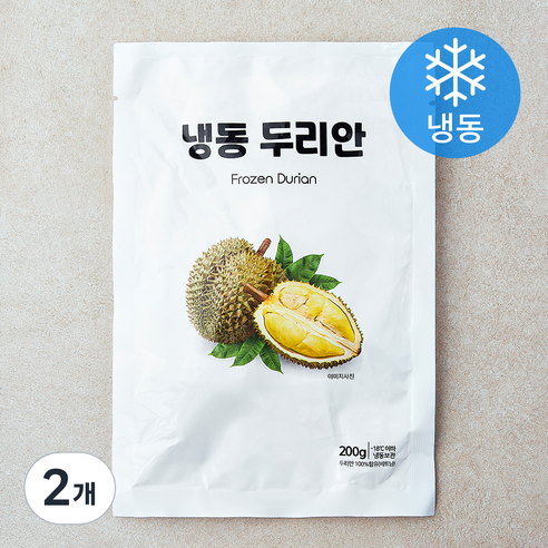 이안 두리안 (냉동), 2개, 200g