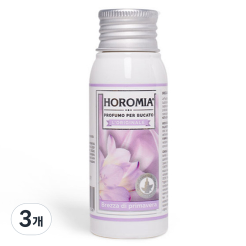 호로미아 고농축 진한 섬유탈취제 스프링브리즈, 50ml, 3개