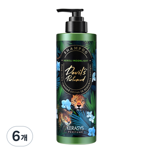 케라시스 데빌스 퍼퓸 시즌2 샴푸 네롤리 문라이트, 6개, 500ml