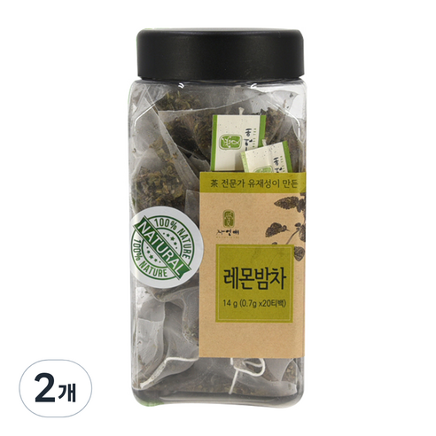 자연애 레몬밤차, 0.7g, 20개입, 2개
