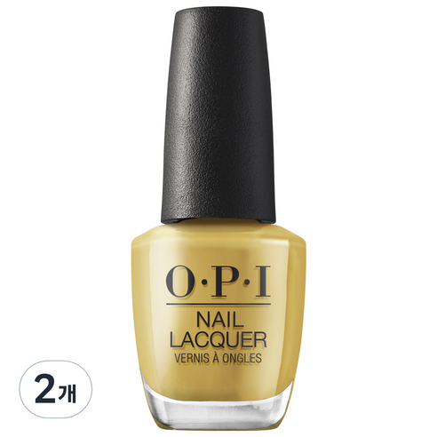 오피아이 네일 락커 15ml, 2개, F005 Ochre the Moon