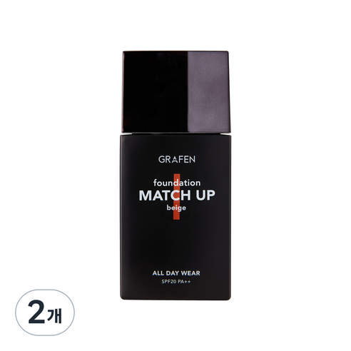 그라펜 매치업 파운데이션 40ml, 23 Beige, 2개