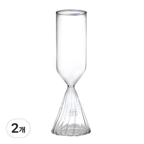 러블리 와인잔 보르도 골드라인, 2개, 230ml