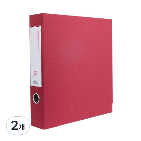 알파 웹D링 바인더 A4 3공 5cm AB949-7, 적색, 2개