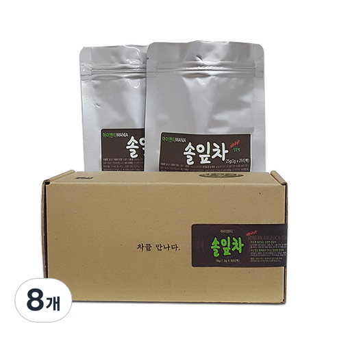 아이앤티 솔잎차 25p, 30g, 25개입, 8개, 1g