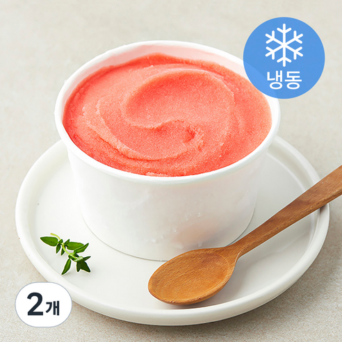 지엔씨푸드 컵 수박 아이스, 240ml, 1개입, 2개