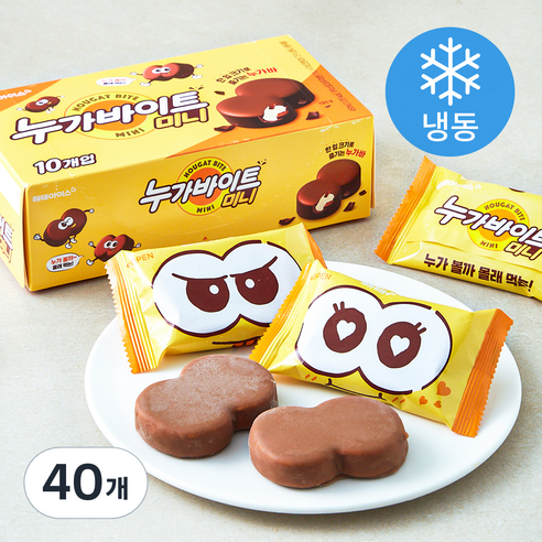 해태 누가바이트 미니 (냉동), 45ml, 10개입, 4박스