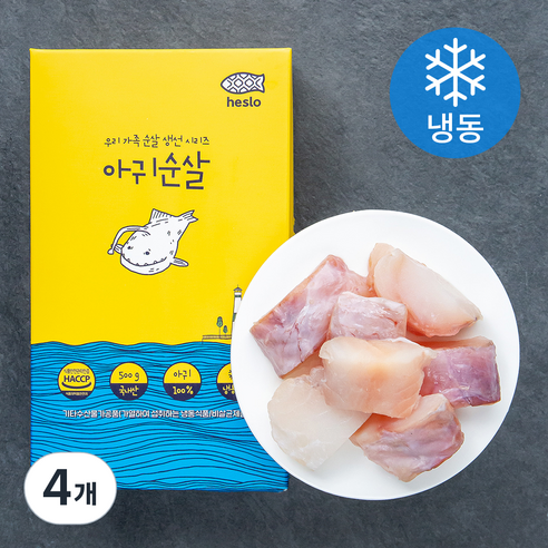 해슬로 아귀 순살 (냉동), 500g, 4개