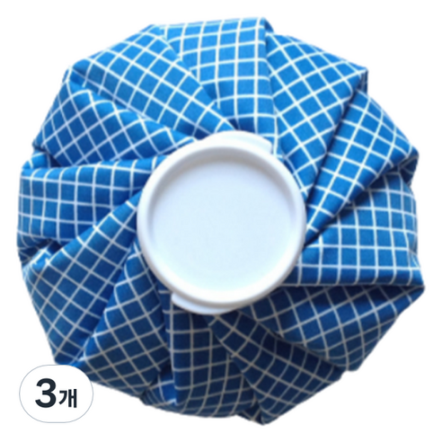 스타리움 냉온 찜질 얼음주머니 찜질팩 블루 중, 3개