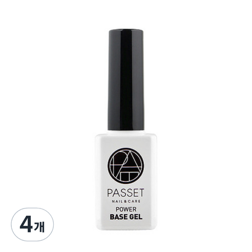 파셋 파워 베이스젤 10ml, 무색, 4개