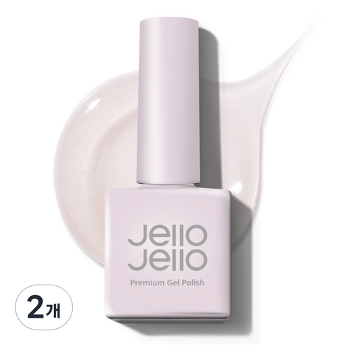 젤로젤로 프리미엄 젤네일 폴리쉬 시럽 컬러 10ml, JJ-12 타로밀크, 2개